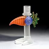 Eigenschaften Glasstudio Borowski  / Ara blaues Auge - Kerzenleuchter - Studio Line - Borowski Skulptur