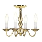 Livex 5010-02 Williamsburg Ceiling Mount/Chain Hang Light