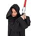Child Sith Jedi Robe Cloak Black Brown (Medium (42