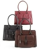 Kenneth Cole Reaction Belvedere Leather Zip-Top Computer Tote