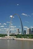 Gateway Arch in St Louis - 24"H x 16"W - Peel and Stick Wall Decal by Wallmonkeys