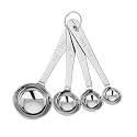 MIU 4-Piece Polished Stainless-Steel Measuring Spoon Set