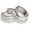 goldmaid Creolen Silber 925 Kanalfassung 20 Zirkonia Me O445S