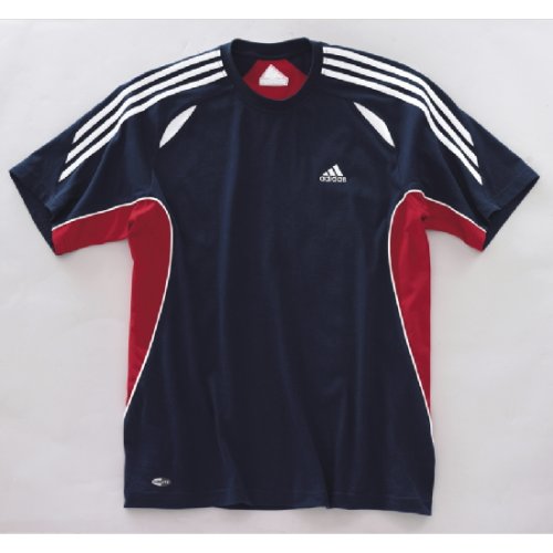 adidas Funktionsshirt Männer, navy/rot