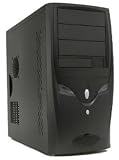 1150-p4 6bay Atx Mid-tower Case300w Front USB Black