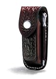 X-Large Zermatt Pouch, Leather, Brown w/Steel