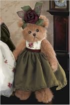 Rosie Bearington Victorian Dressed Valentine's Day Teddy Bear Stuffed Animal Gift By Bearington Collection