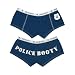 Police Booty Shorts in Blue
