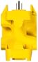 Yellow Jacket 27362 Outdoor 15-Amp Power Strip Adapter, 5-Outlet