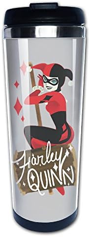 Poursoi Suicide Squad Harley Quinn 400ml Stainless Steel Coffee Mug