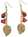 Disney Couture Tinkerbell Leaf Earrings