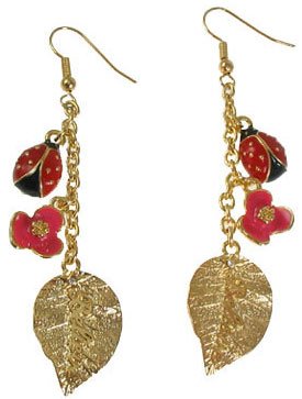 Tinkerbell Leaf Earrings - Disney Couture