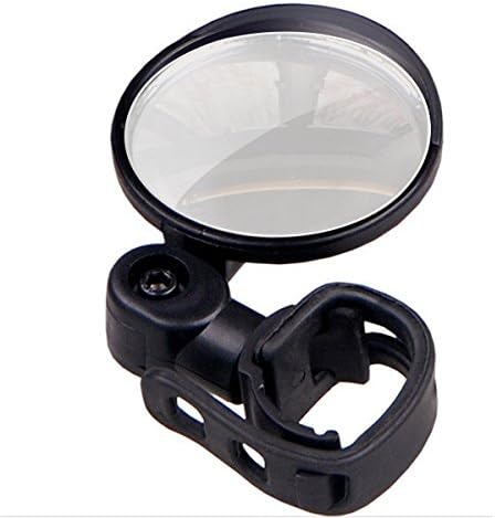 Mediawave Adjustable Universal Handlebar Rearview Mirror 360° Rotate for Bicycle Black