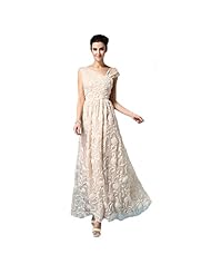 Sexy Organza Vintage Embroidered One Shoulder Cocktail Evening Dress/Prom Dress/Party Dress/Maxi Dress 