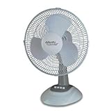 Desk Fan, 12 Oscillating, 11-5/12x13-15/16x19-21/43,LGY