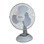 Desk Fan, 12 Oscillating, 11-5/12x13-15/16x19-21/43,LGY