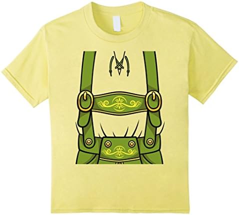 Kids Octobeerfest Oktoberfest Costume T-Shirt | Halloween 8 Lemon