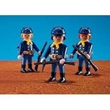 Playmobil #7047 - 3 UNION SOLDIERS Cavalry