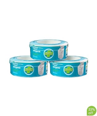 Tommee Tippee Sangenic Hygiene Plus Advanced Nappy Disposal System Refill Cassette - 3pk Tommee Tippee Sangenic Hygiene Plus Advanced Nappy Disposal System Refill Cassette - 3pk