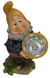 Large Solar Dwarf / Gnome with Flashlight Spot Light (4led)