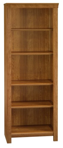 Bush Furniture Citizen Executive Bookcase, Medium Superb Oak