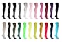 Chapini, Femmes Chaussettes montantes, Overknee Couleurs unies