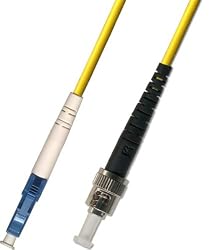 10M Singlemode Simplex Fiber Optic Cable (9/125) - LC to ST