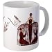 Erte Art Deco 'Caged Men' Calendar Mug by CafePress