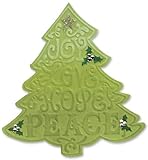 Sizzix Bigz Die with Bonus Textured Impressions - Tree, Christmas #2 by Beth Reames