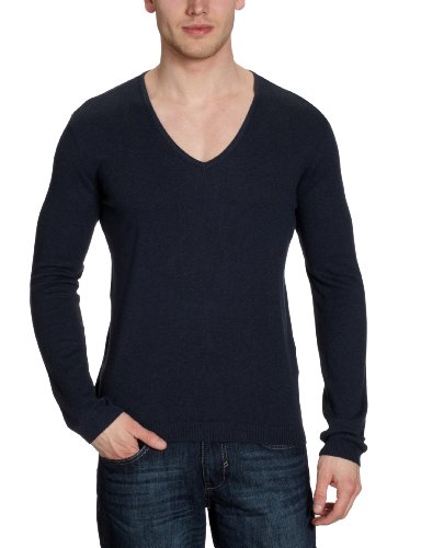 TOM TAILOR Denim Herren Pullover 30154790012/v-neck, Gr. 56 (XXL), Blau (6204) Preisvergleich