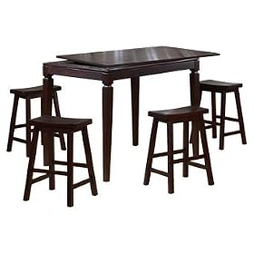 Berkline 20050 Pierre 5-Pc. Family Game Set by Bar Stools