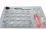 Professional Rainbow Glitter Tattoo Kit -20 colors-