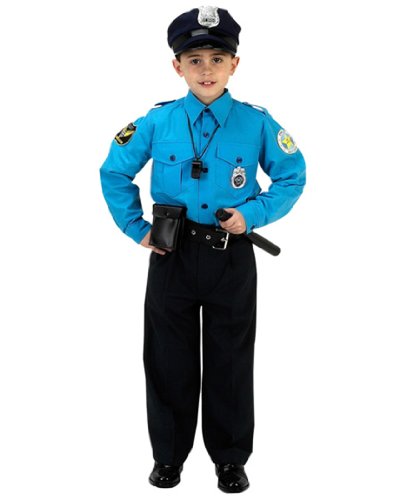 Kids Junior Police Suit Costume