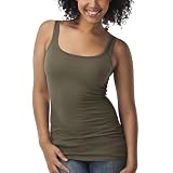 Mossimo Supply Co. Juniors Long and Lean Tank - Forest Ranger Green