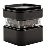 Zak Designs Square Stacking Pepper Mill, Black