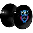 1/2" Acrylic Heart Owl Saddle Plug