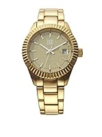 Light Time Reloj Alluminium Zigrinato Dorado Viejo