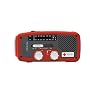 Et�n American Red Cross ARCFR160R Microlink Self-Powered AM/FM/NOAA Weather Radio with Flashlight, Solar Power and Cell Phone Charger (Red)