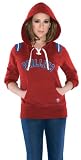 Philadelphia Phillies Women's Laced Up Fleece Hooded Sweatshirt - by Alyssa Milano