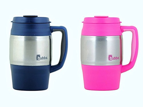 bubba 34 oz mug classic navy & pink (2 Pack)