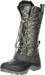 San Bernardo Damen Winterstiefel Snowboots anthrazit, Größe:38;Farbe:Grau