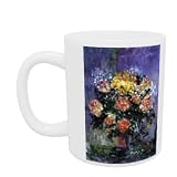 Roses and Gypsophila, 1996 (oil on canvas) by Patricia Espir - Mug - Standard Size