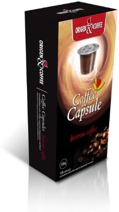 10 Nespresso Compatible Pods - Origen Coffee, Intense Coffee, 10 Pods (50g each)