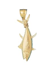 CleverEves 14K Gold Pendant Tuna 10.2 - Gram(s)