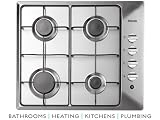 Baumatic 60cm 4 Burner Gas Hob Stainless Steel