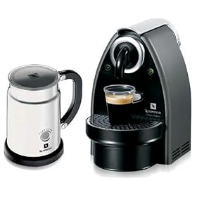 Nespresso C100T Essenza Espresso Machine and Aeroccino Milk Frother Bundle