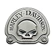 Harley-Davidson Willie G. Skull Antique Nickel Decorative Medallion