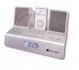 iHome iH26S Portable Travel Alarm Clock for iPods (Silver)