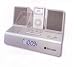 iHome iH26S Portable Travel Alarm Clock for iPods (Silver)