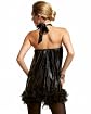 Ruffled Chiffon Trapeze Dress Product Image